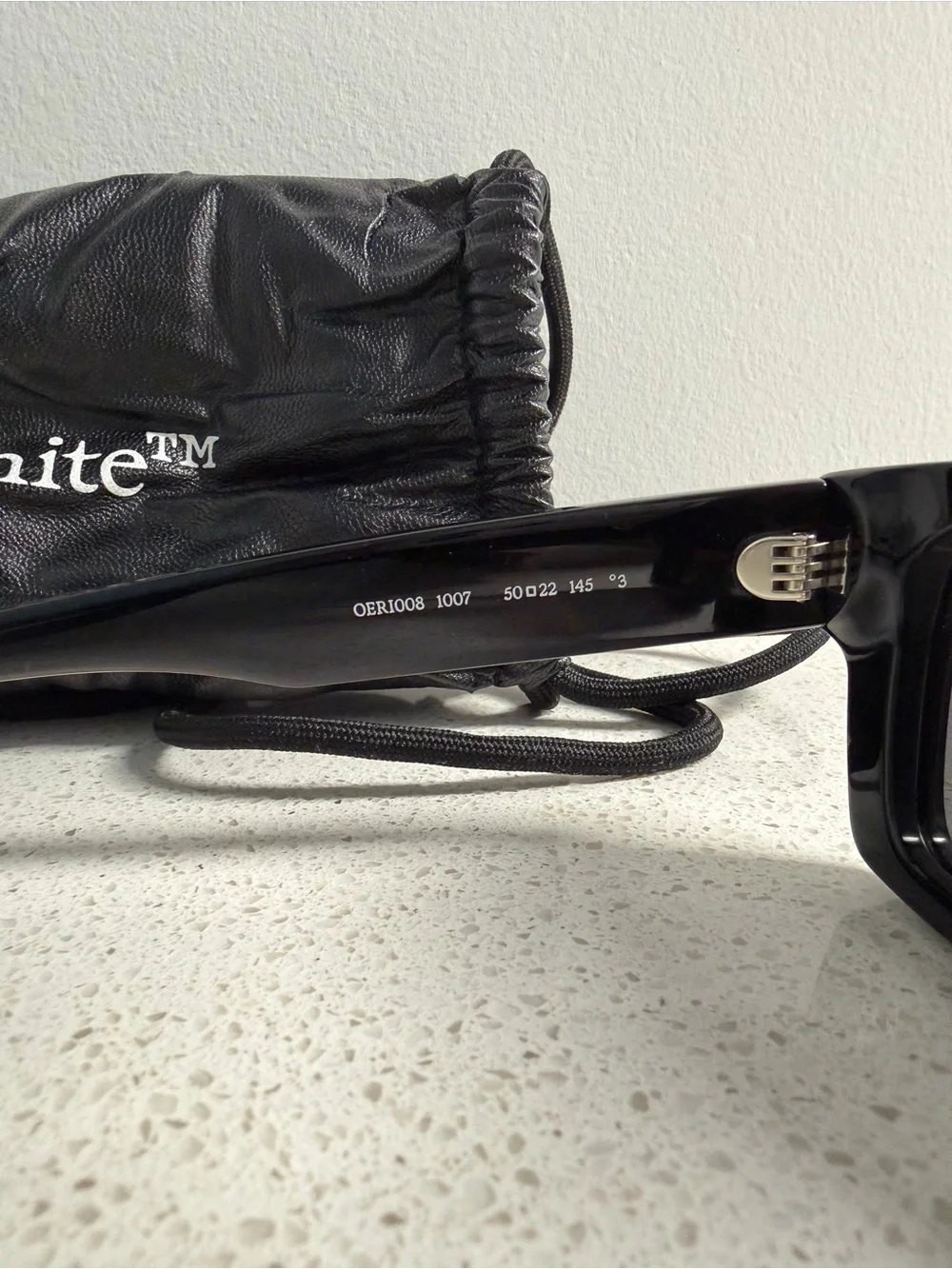 Off-White Virgil Black Square Frame Sunglasses